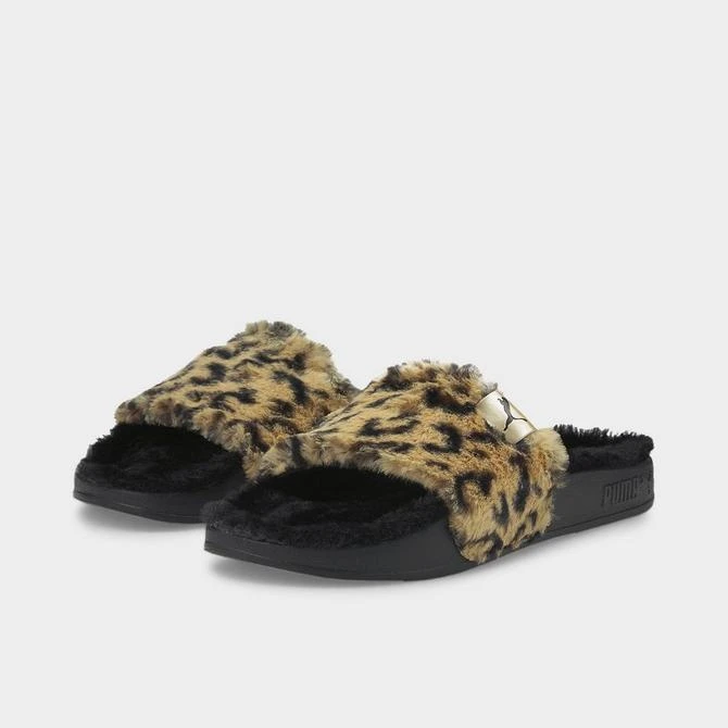 商品Puma|Women's Puma Leadcat 2.0 Fluff Safari Slide Sandals,价格¥300,第2张图片详细描述