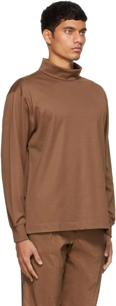 商品Lemaire|Brown Cotton Turtleneck,价格¥446,第2张图片详细描述