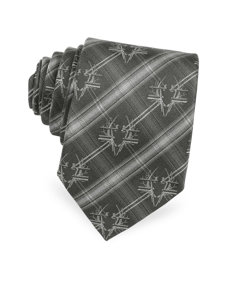 飞虫波峰织丝窄领带商品第1张图片规格展示