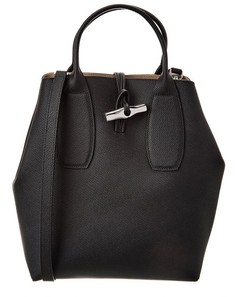 商品Longchamp|Longchamp Roseau Medium Leather Crossbody,价格¥3680,第1张图片