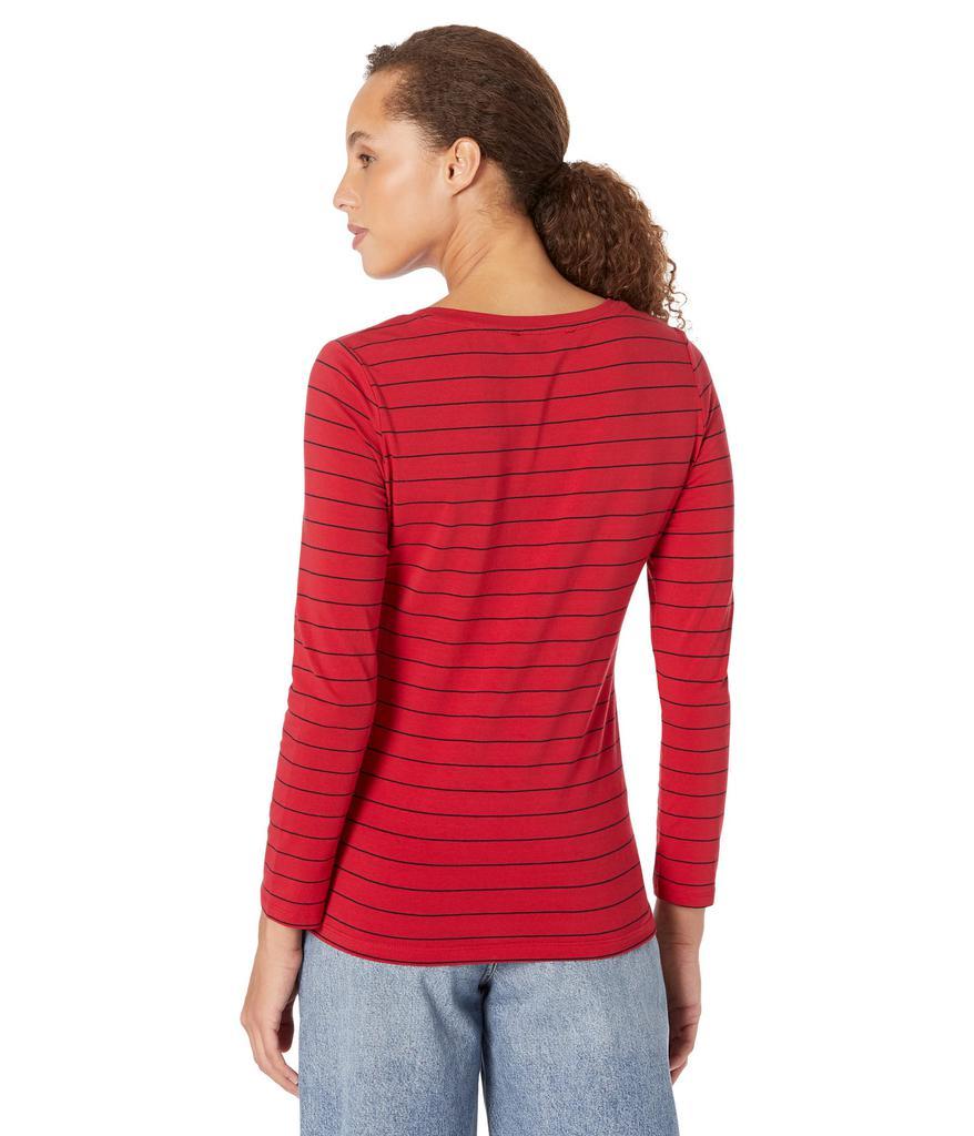 商品Tommy Hilfiger|Long Sleeve Scoop Neck Stripe,价格¥159,第4张图片详细描述