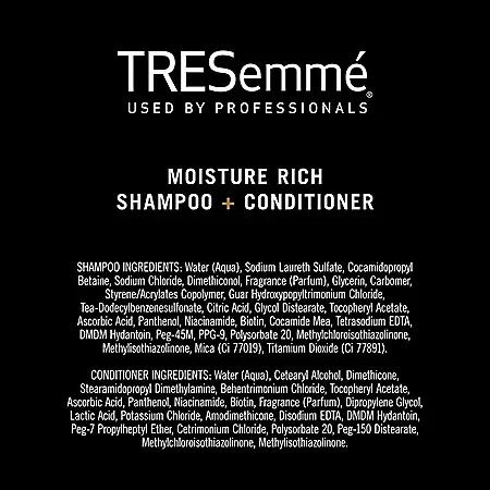 TRESemmé Moisture Rich Shampoo & Conditioner (40 fl. oz., 2 pk.) 商品