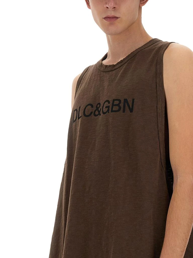 商品Dolce & Gabbana|Tank Top With Logo,价格¥3468,第3张图片详细描述