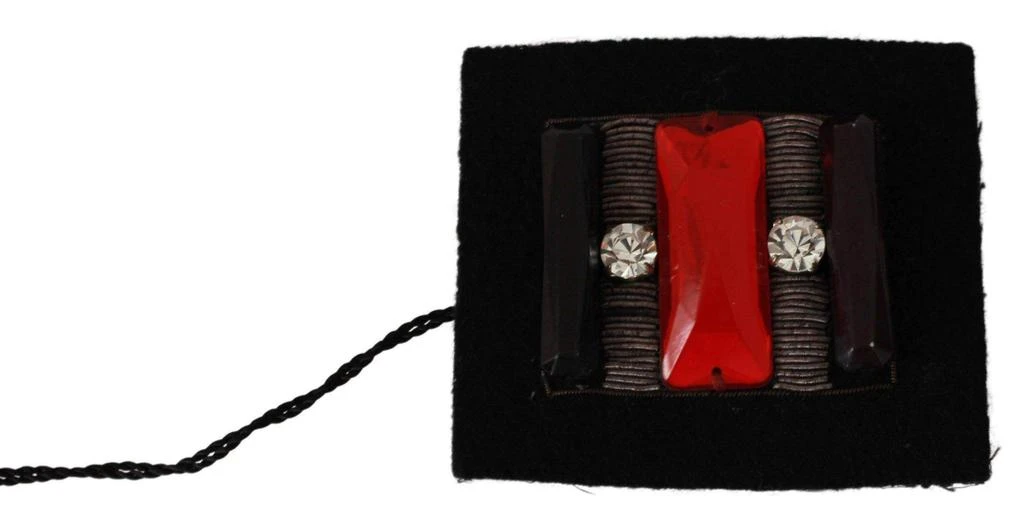 商品GF Ferre|GF Ferre  Crystals Square Accessory Pin Brooch,价格¥204,第1张图片