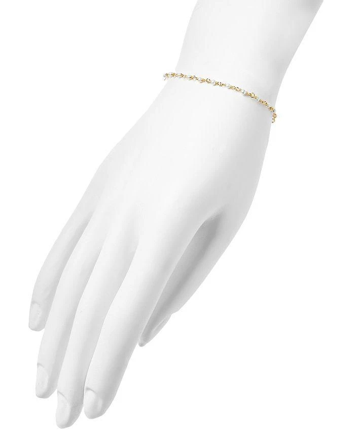 商品Argento Vivo|Cultured Freshwater Pearl Beaded Link Bracelet in 18K Gold Plated Sterling Silver,价格¥509,第2张图片详细描述