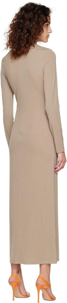 商品Reformation|Taupe Mallorie Midi Dress,价格¥1843,第3张图片详细描述