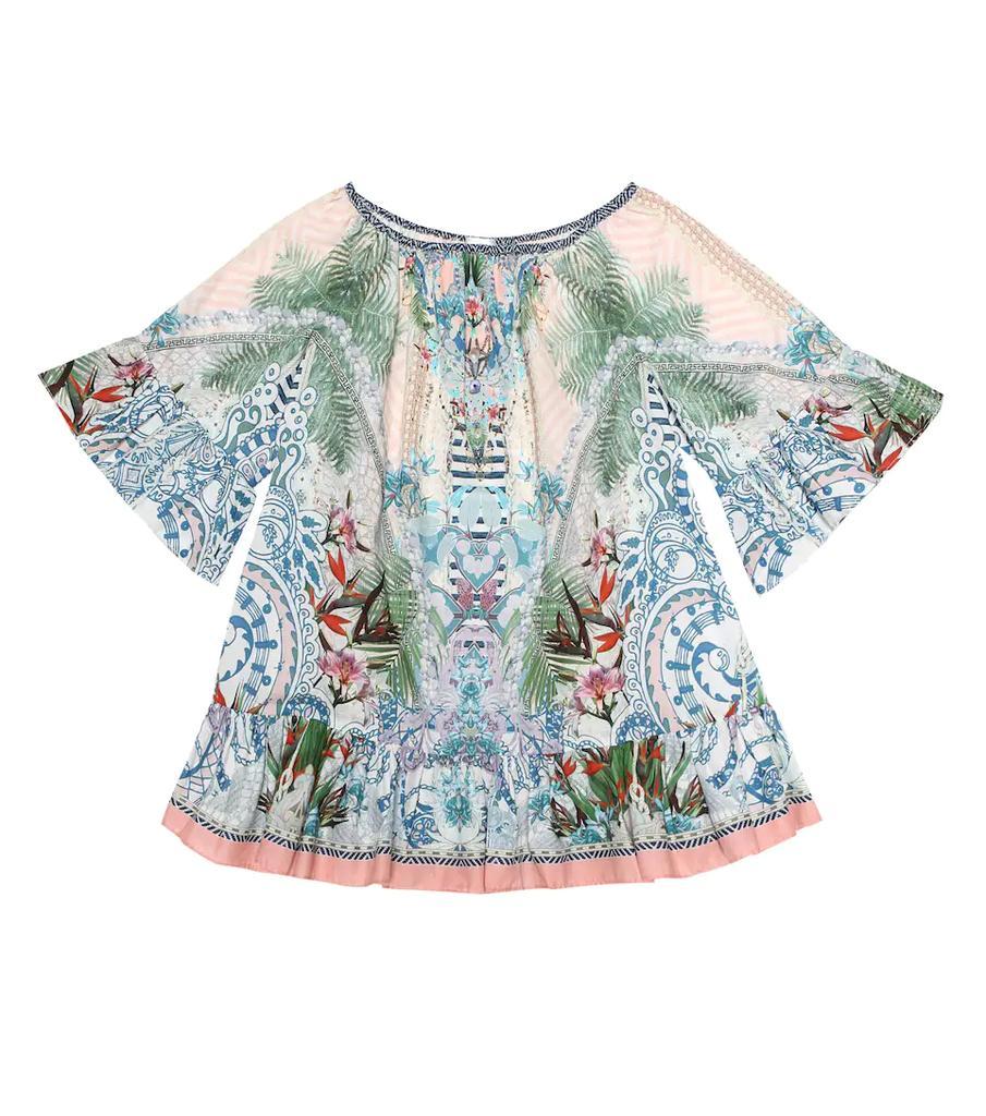 商品Camilla|Embellished print cotton dress,价格¥925,第1张图片