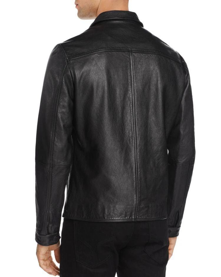 商品Scotch & Soda|Scotch & Soda Leather Shirt Jacket - 100% Exclusive,价格¥3056,第2张图片详细描述