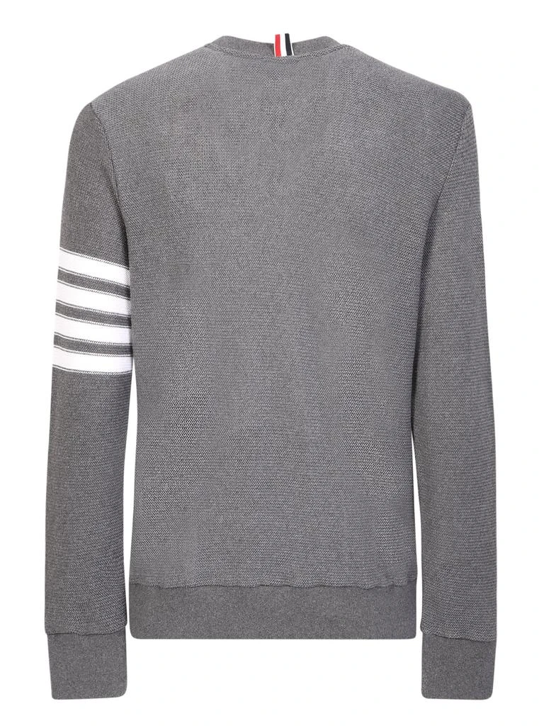 商品Thom Browne|Thom Browne 4-bar Crewneck Pullover,价格¥5309,第2张图片详细描述