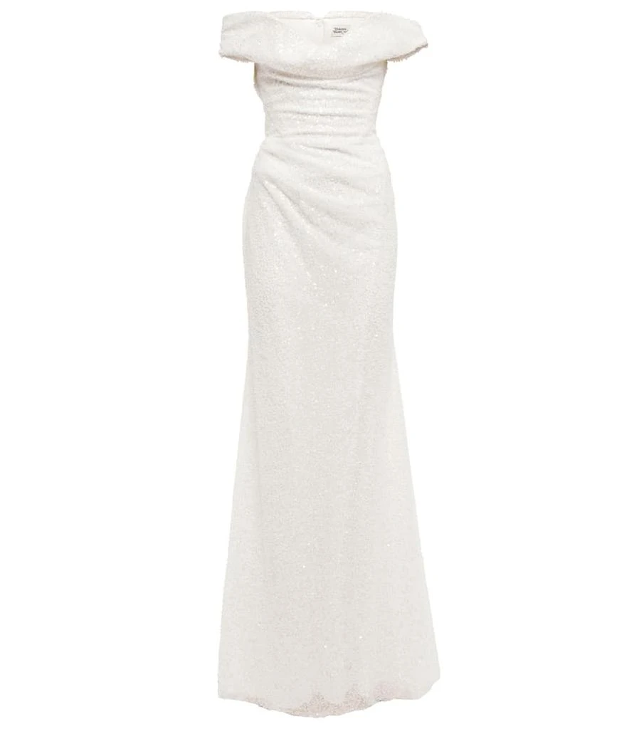 商品Vivienne Westwood|Bridal Cora Cocotte sequined gown,价格¥39695,第1张图片