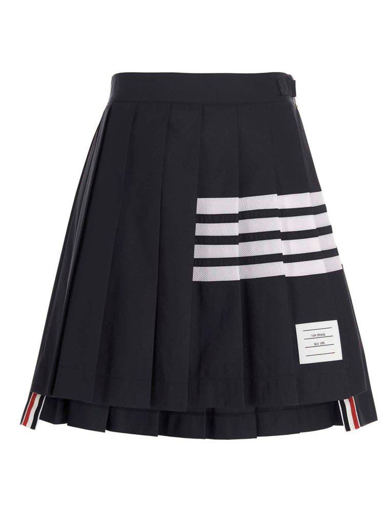 Thom Browne Logo Patch Pleated Mini Skirt商品第1张图片规格展示