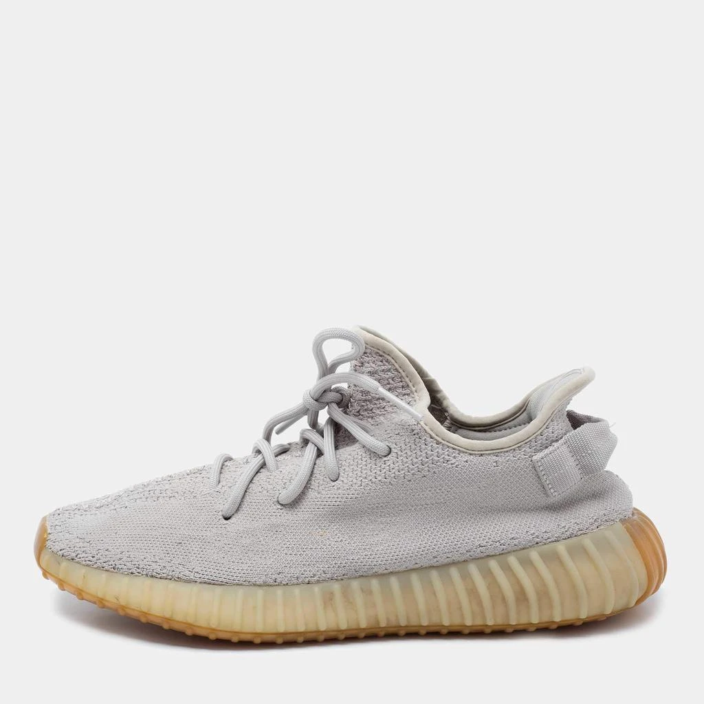 商品[二手商品] YEEZY|Yeezy x Adidas Grey Knit Fabric Boost 350 V2 Sesame Sneakers Size 44 2/3,价格¥2506,第1张图片