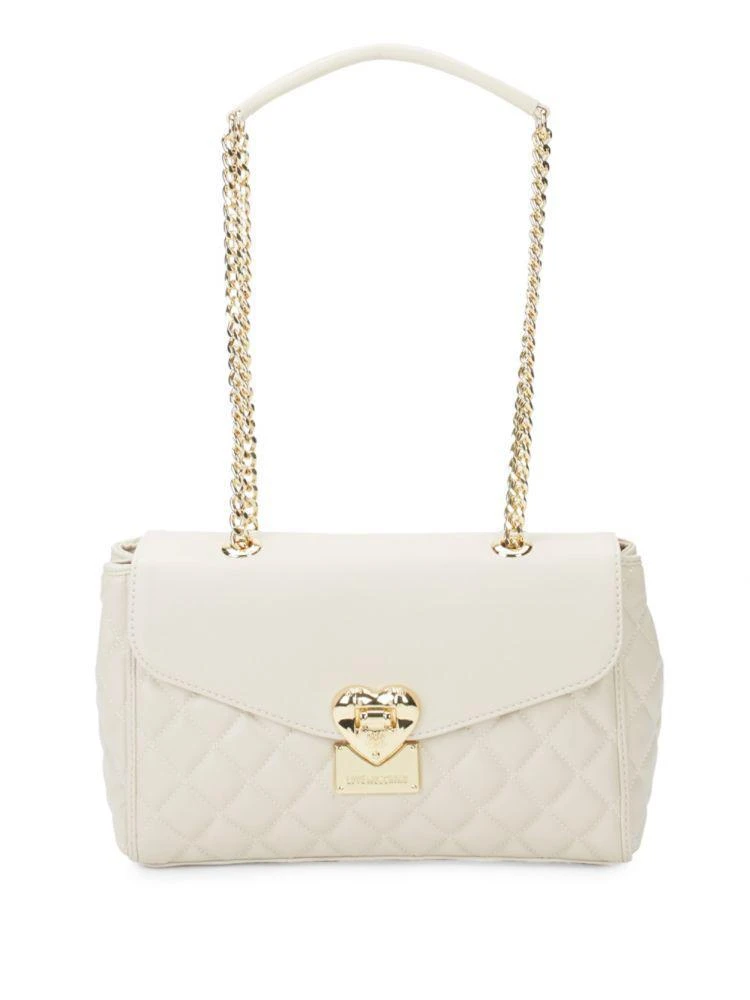 商品Moschino|Heart Quilted Faux Leather Bag,价格¥787,第1张图片
