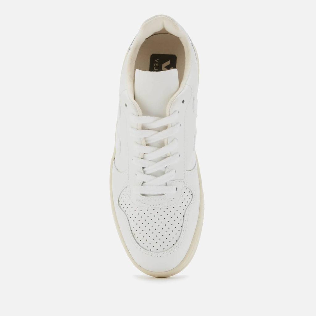 Veja Women's V-10 Leather Trainers - Extra White商品第3张图片规格展示