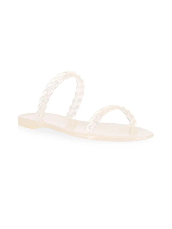 商品Stuart Weitzman|Braida Sawyer Jelly Sandals,价格¥145,第2张图片详细描述
