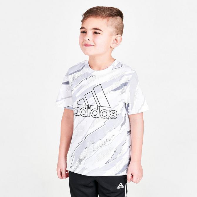 商品Adidas|Boys' Toddler adidas Tiger Camo Print T-Shirt,价格¥108,第1张图片