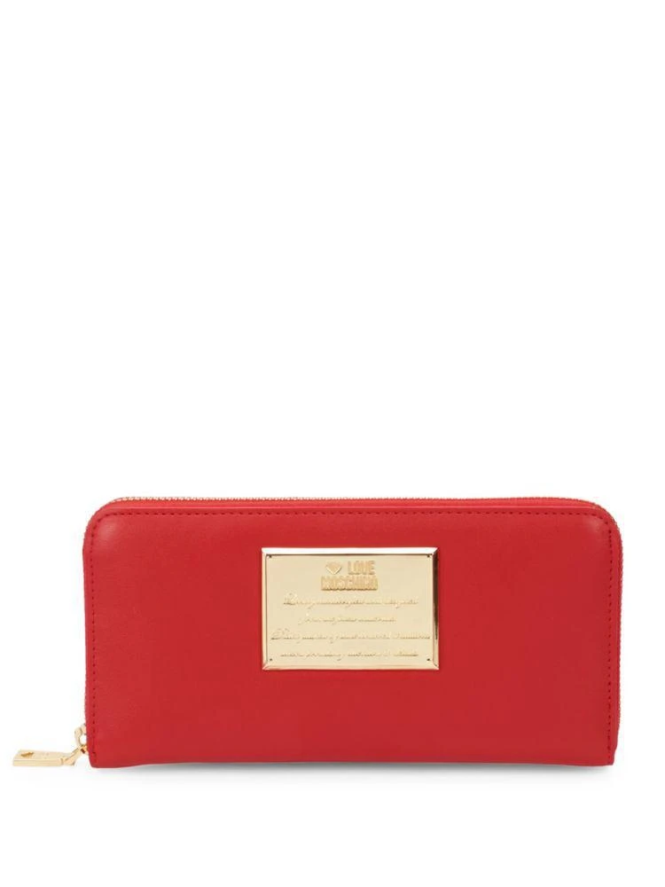 商品Moschino|Zip-Around Wallet,价格¥629,第1张图片