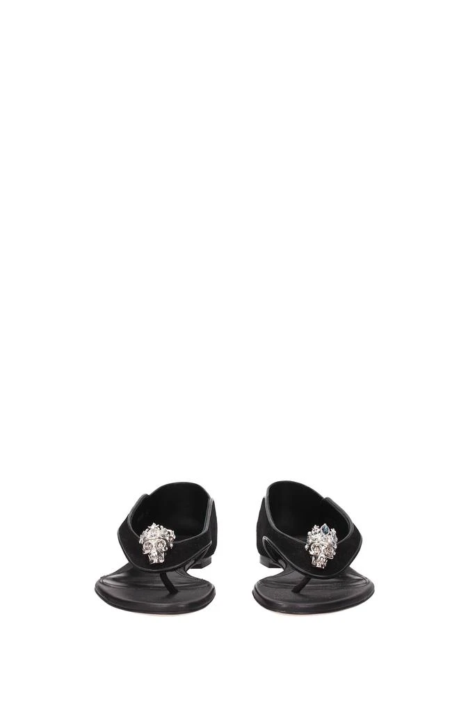 商品Alexander McQueen|Flip flops Suede Black,价格¥2422,第3张图片详细描述