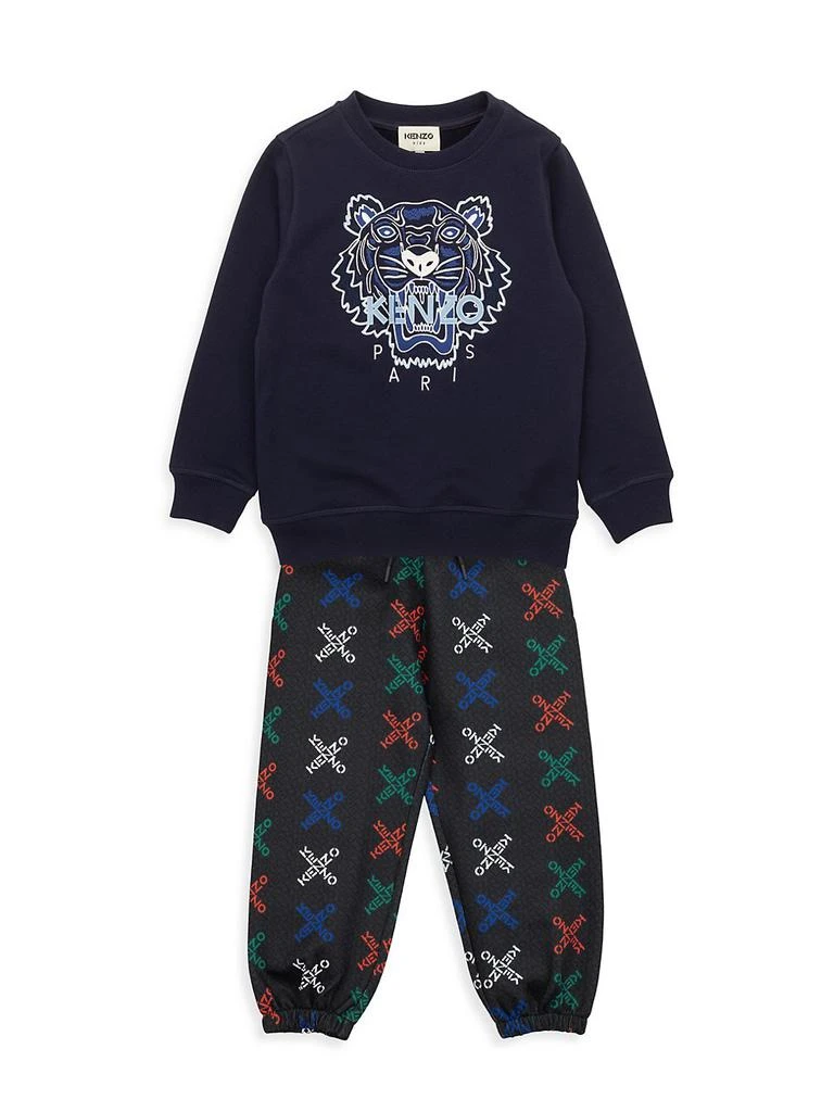 商品Kenzo|Little Kid's & Kid's Embroidered Logo Sweatshirt,价格¥1117,第2张图片详细描述