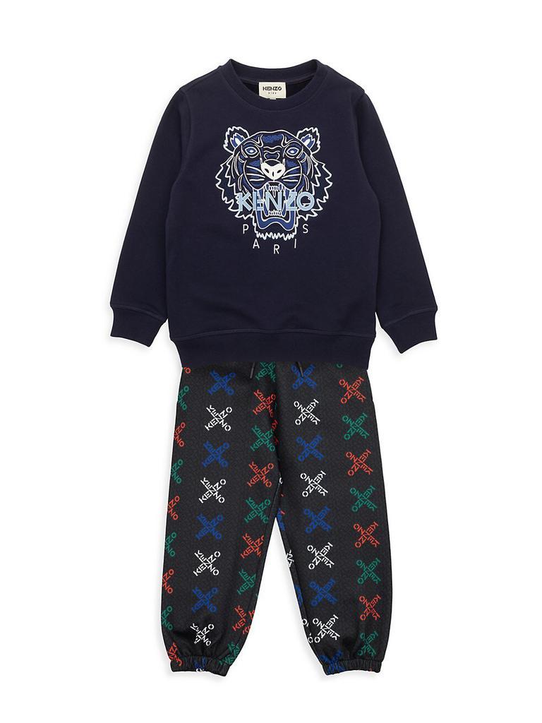 商品Kenzo|Little Kid's & Kid's Embroidered Logo Sweatshirt,价格¥1079,第4张图片详细描述