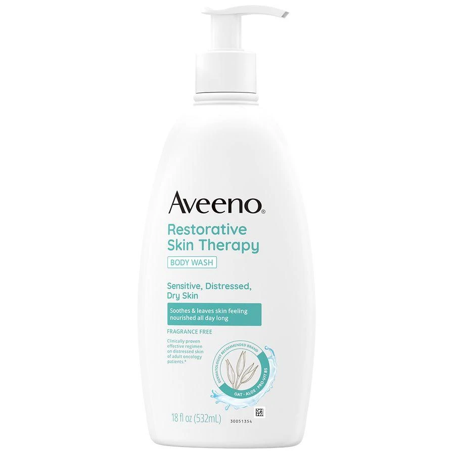 商品Aveeno|Restorative Skin Therapy Body Wash Fragrance Free,价格¥134,第5张图片详细描述