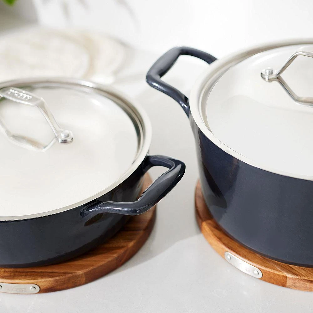 4 Quart Enameled Cast Iron Braiser & Trivet 商品