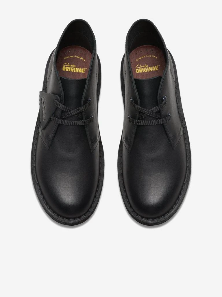 商品Clarks|Kids Leather Desert Boots in Black,价格¥675,第2张图片详细描述