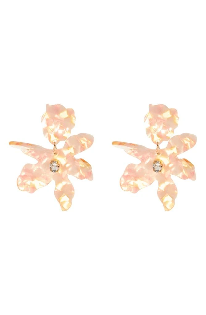 商品Tasha|Crystal Resin Flower Drop Earrings,价格¥73,第1张图片