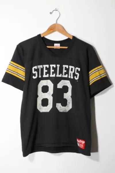 商品Urban Outfitters|Vintage NFL Pittsburgh Steelers Jersey Cut T-shirt Made in USA,价格¥969,第1张图片