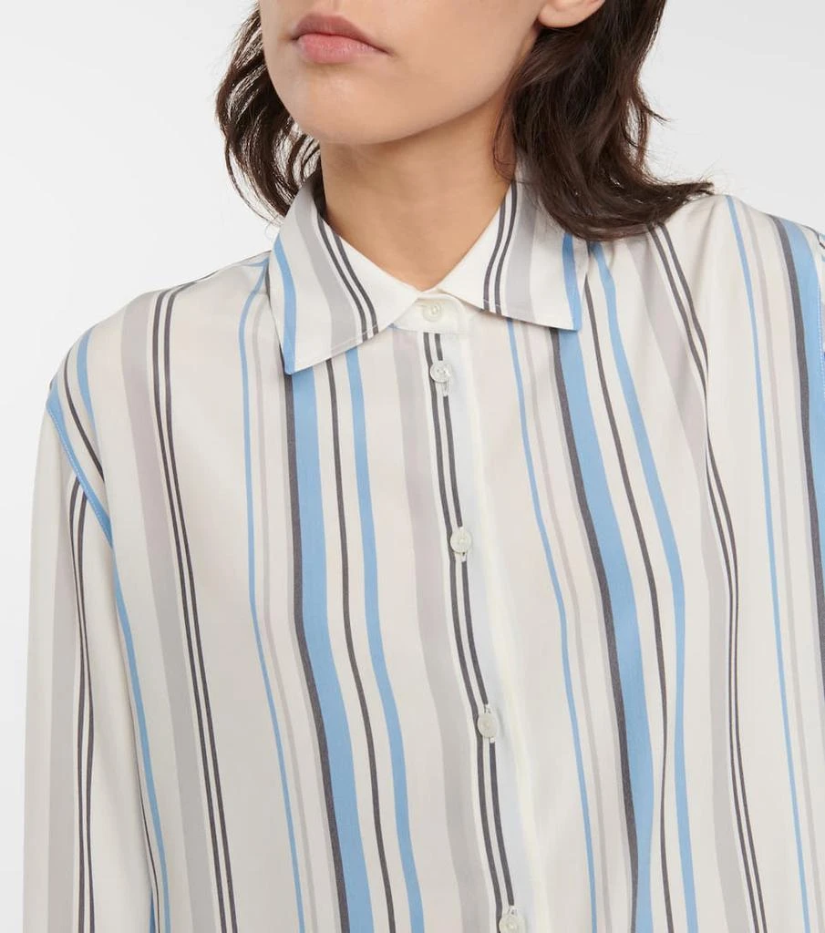商品Loro Piana|Idelle条纹真丝衬衫,价格¥15494,第4张图片详细描述