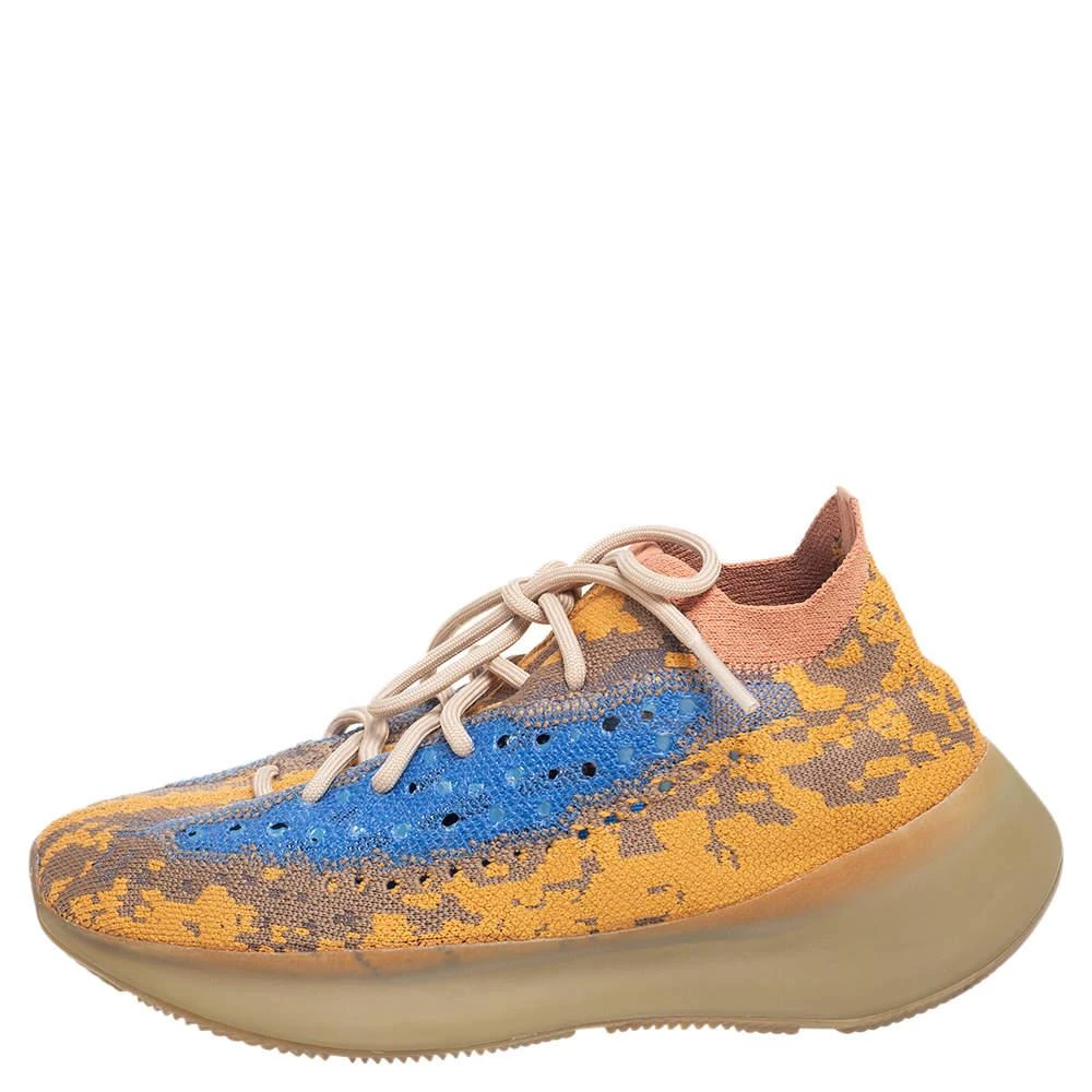 商品[二手商品] YEEZY|Yeezy x Adidas Tri-Color Knit Fabric Boost 380 Sneakers Size 40 2/3,价格¥1045,第2张图片详细描述