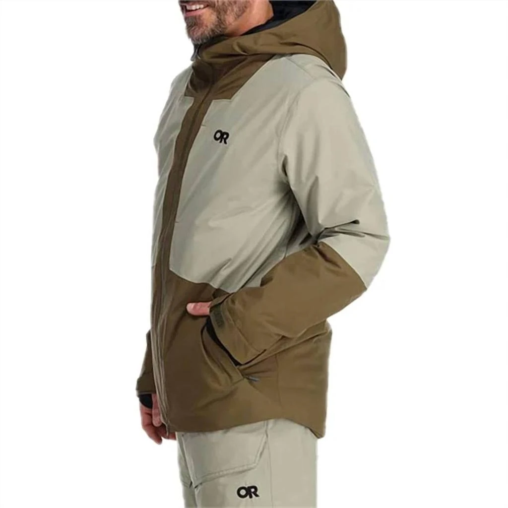 商品Outdoor Research|Men's Snowcrew Jacket In Loden,价格¥1807,第1张图片