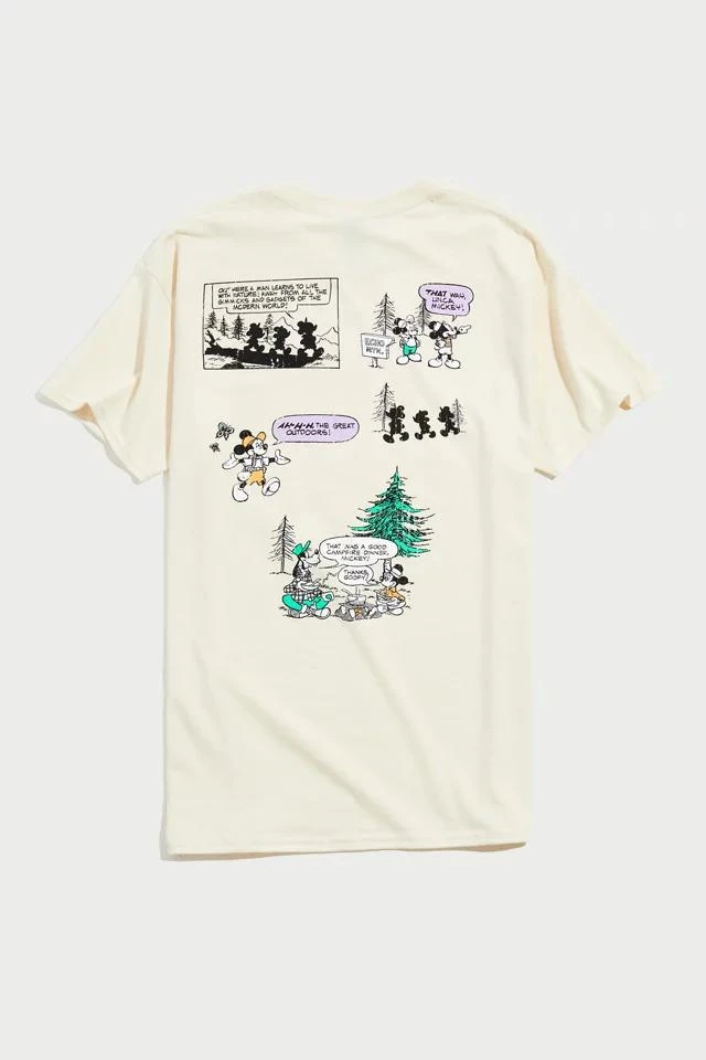 商品Urban Outfitters|Mickey Great Outdoors Vintage Wash Tee,价格¥152,第1张图片