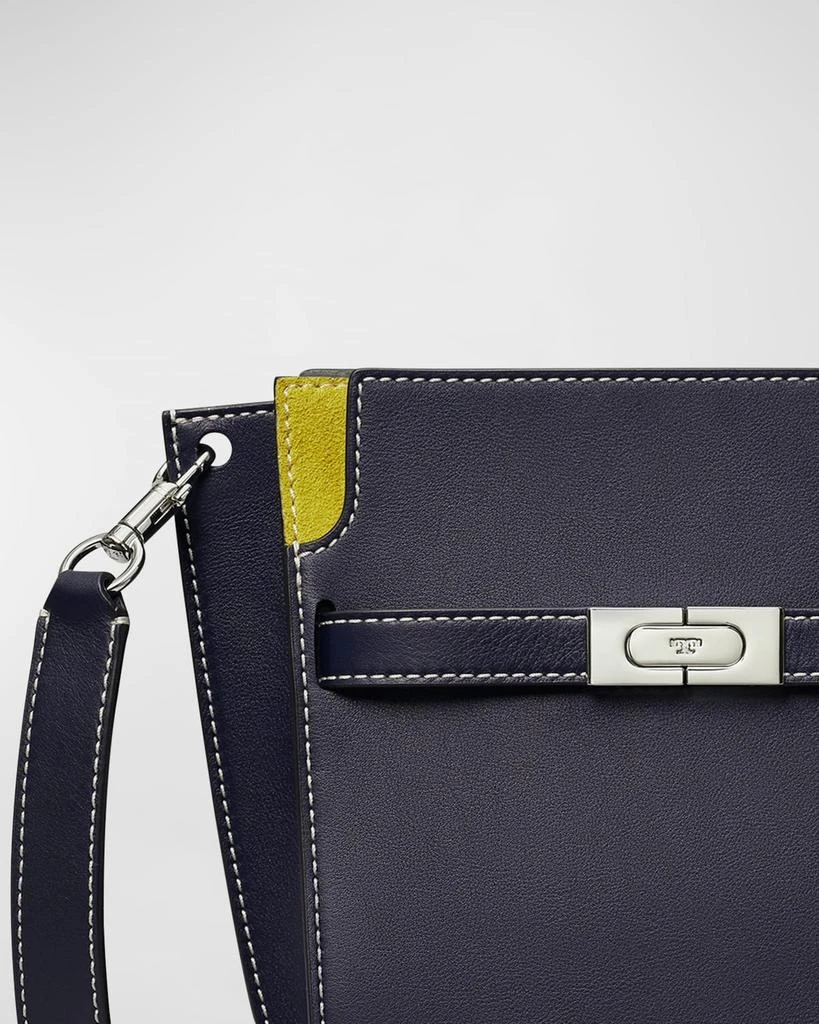 商品Tory Burch|Lee Radziwill Mix Leather Bucket Bag,价格¥3662,第4张图片详细描述