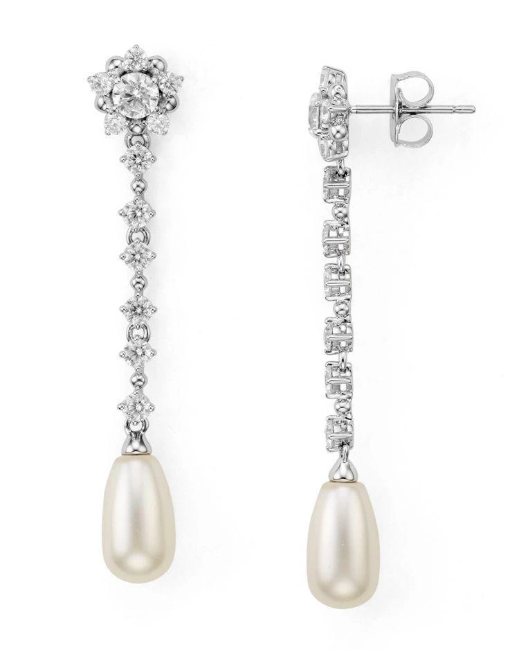商品Nadri|Linear Drop Earrings,价格¥285,第1张图片