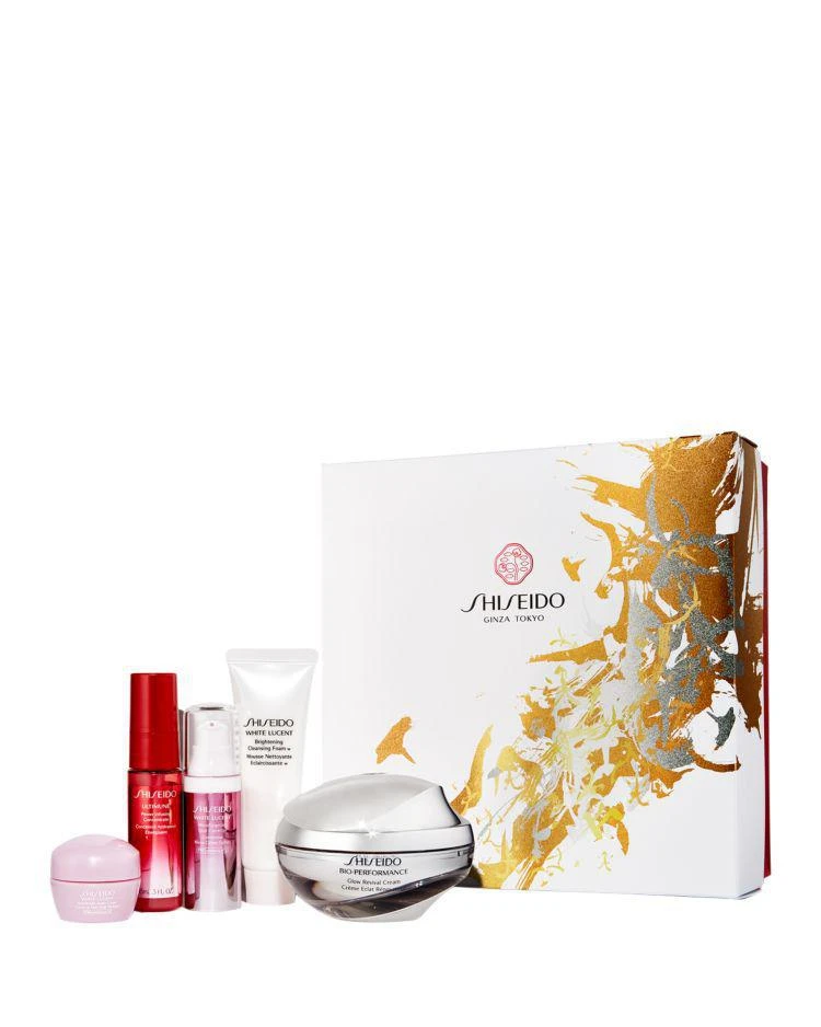 商品Shiseido|Super Glowing 5-Piece Gift Set ($116 value),价格¥913,第2张图片详细描述