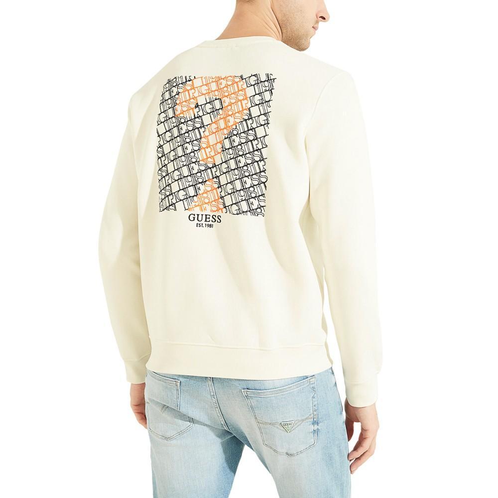 商品GUESS|Men's Ermes Classic-Fit Embroidered Logo Fleece Sweatshirt,价格¥462,第4张图片详细描述