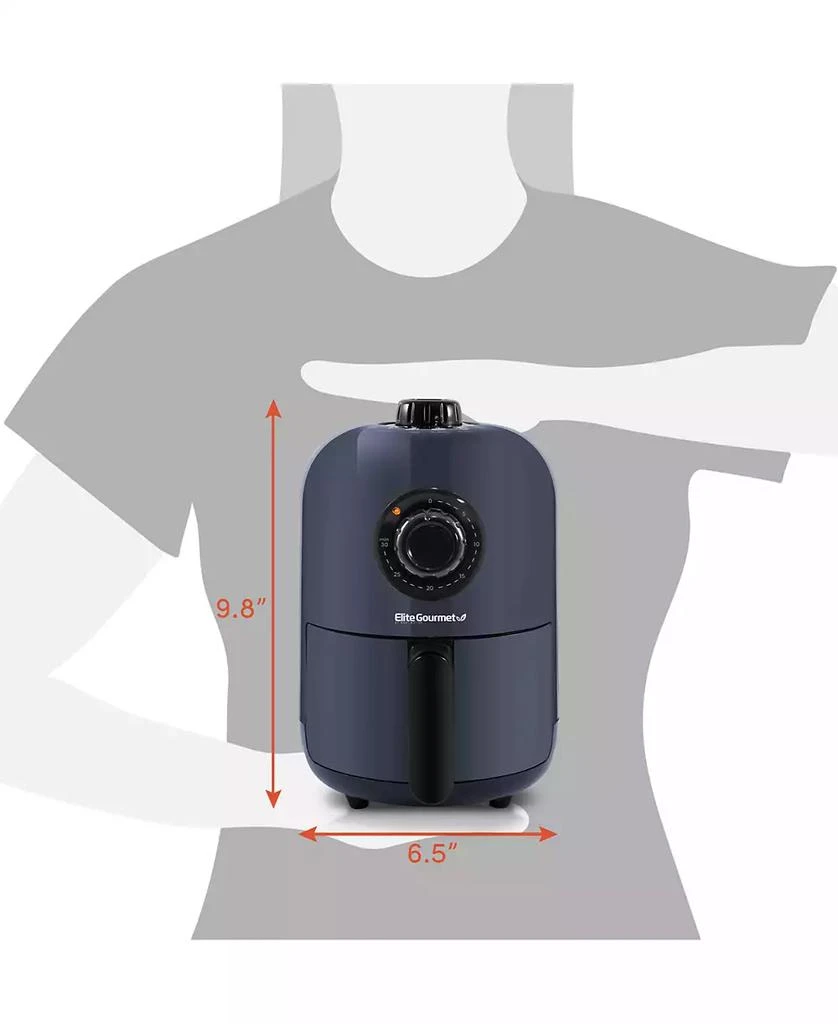 1.1Qt Compact Electric Hot Air Fryer with Timer & Temperature Controls 商品