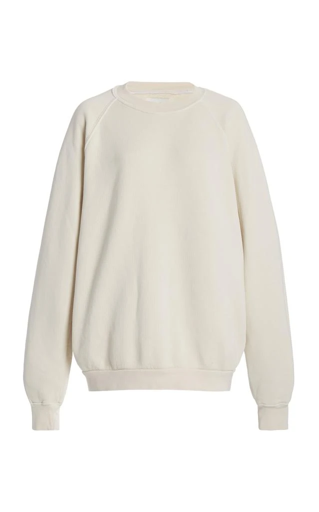 商品Les Tien|Les Tien - Women's Classic Fleece Classic Raglan-Sleeve Cotton Sweatshirt  - Ivory - XXS - Moda Operandi,价格¥561,第1张图片