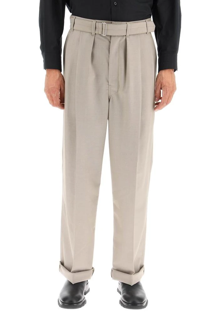 商品Lemaire|Lemaire Belted Wool Blend Trousers,价格¥2606,第2张图片详细描述