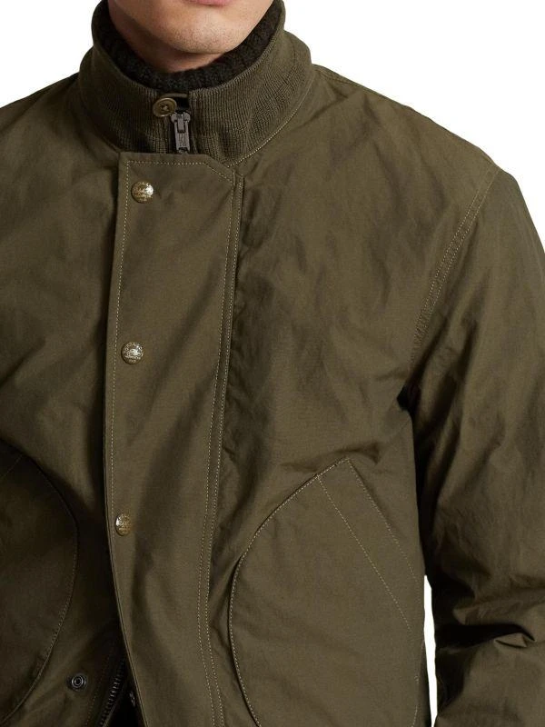 商品Ralph Lauren|TBD-Deck Leather Trim Bomber Jacket,价格¥2931,第2张图片详细描述