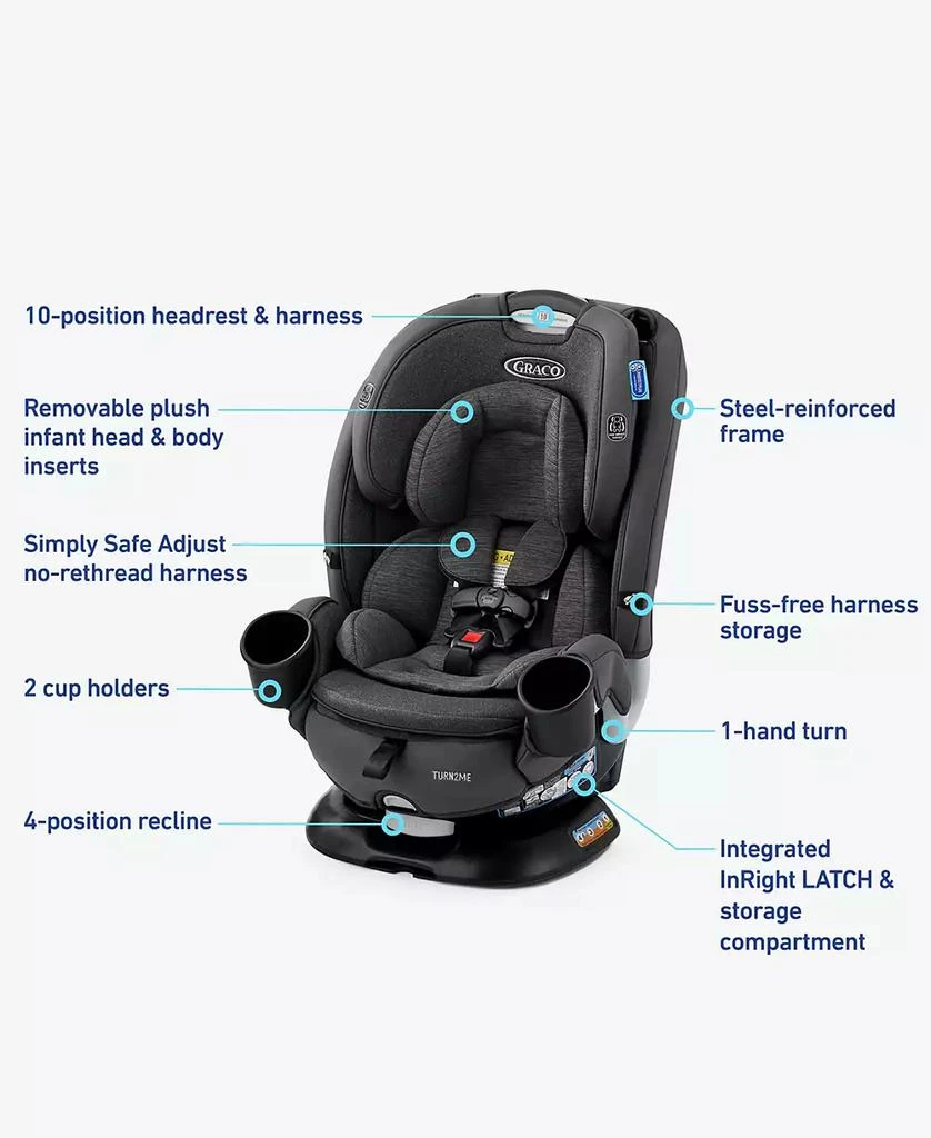 商品Graco|Turn2Me 3-in-1 Car Seat,价格¥2629,第2张图片详细描述