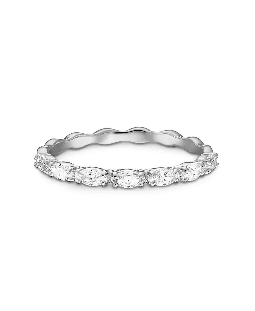 商品Swarovski|Vittore Marquise Cut Rhodium Plated Ring,价格¥473,第1张图片