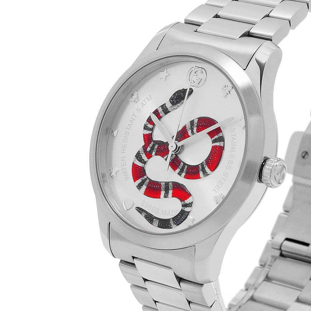 商品Gucci|Gucci G-Timeless Iconic Snake Watch,价格¥8258,第5张图片详细描述