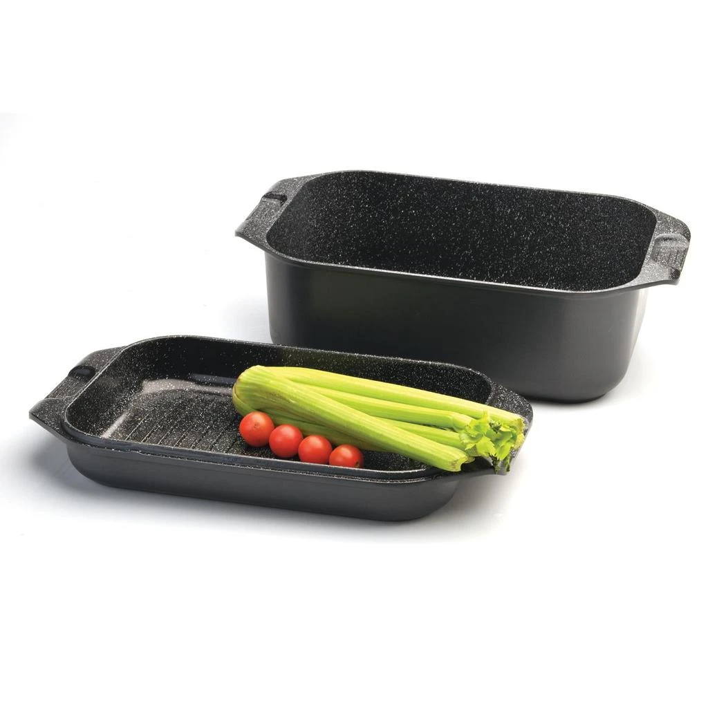 商品BergHOFF|Scala Cast Alum Double Roasting Pan 45 x 22cm,价格¥1118,第2张图片详细描述