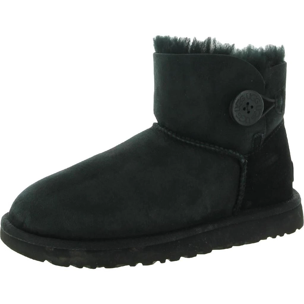 商品UGG|UGG Mini Bailey Button II Women's Sheepskin and Wool Winter Ankle Boots,价格¥999,第1张图片