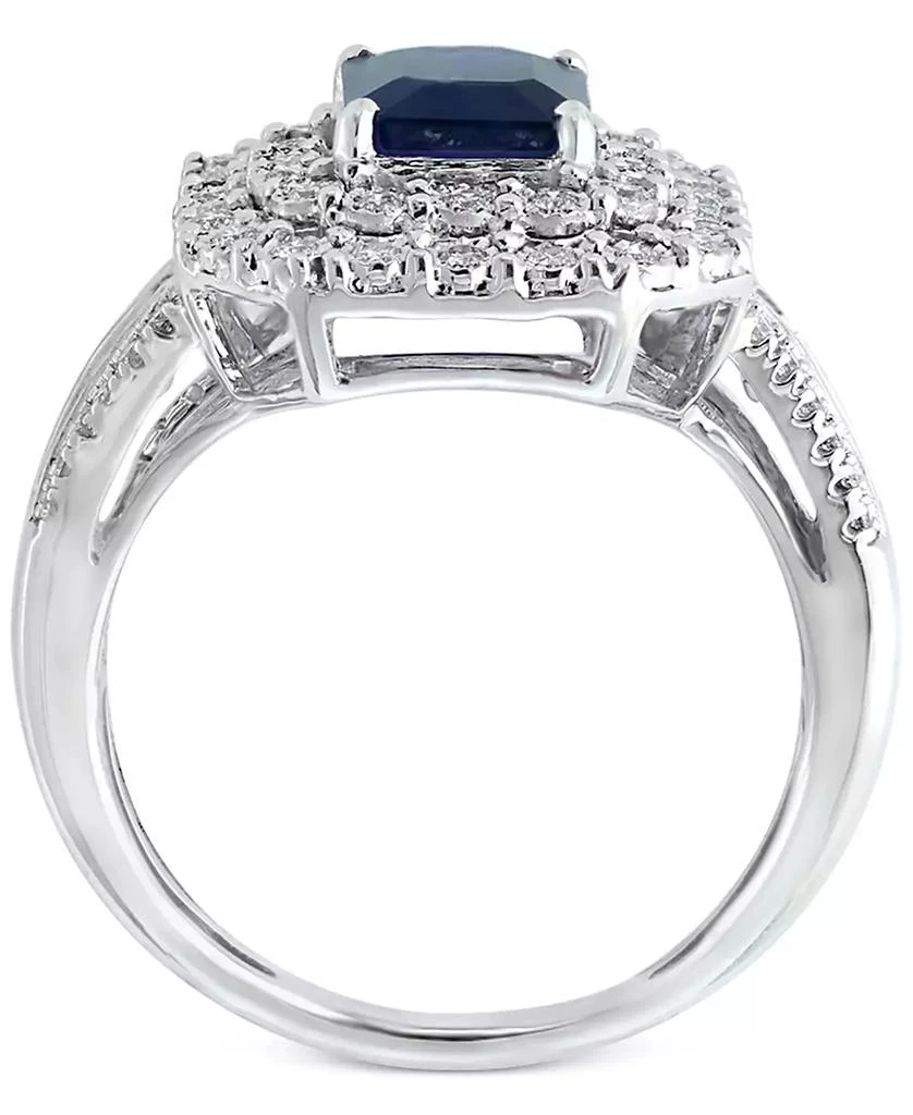 EFFY® Sapphire (1-1/2 ct. t.w) and Diamond (1/2 ct. t.w) Ring in 14K White Gold (Also Available In Tanzanite) 商品