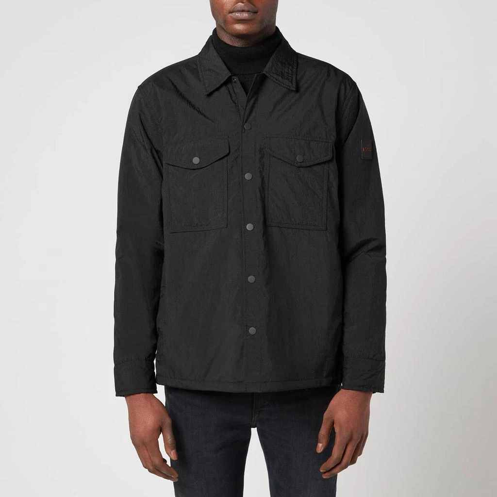 商品Hugo Boss|BOSS Orange Men's Lowarm Shirt - Black,价格¥672,第1张图片