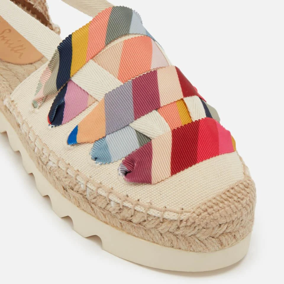 商品Paul Smith|PAUL SMITH KIRA COTTON-CANVAS ESPADRILLES,价格¥394,第5张图片详细描述