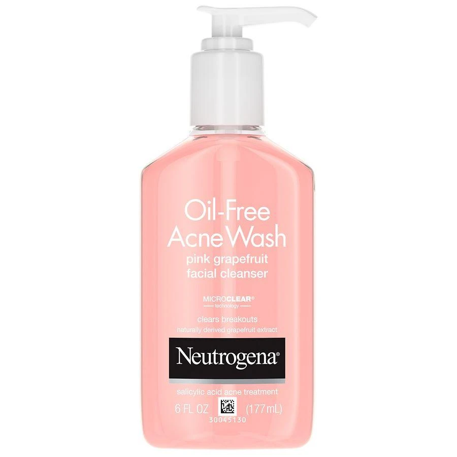 商品Neutrogena|Oil-Free Pink Grapefruit Acne Facial Cleanser Pink Grapefruit,价格¥89,第1张图片